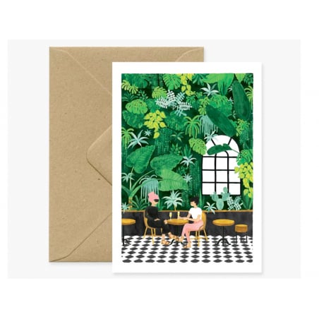 Acheter Carte aquarelle - Café en terrasse - ATWS - 3,49 € en ligne sur La Petite Epicerie - Loisirs créatifs