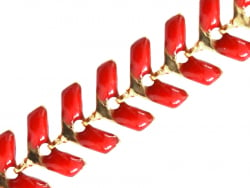 Acheter Chaîne épi émaillée - rouge - 2,39 € en ligne sur La Petite Epicerie - Loisirs créatifs