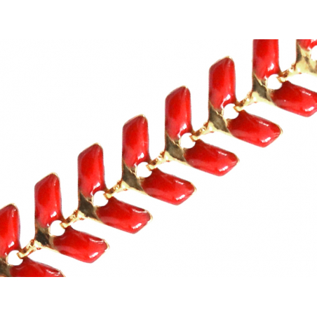 Acheter Chaîne épi émaillée - rouge - 2,39 € en ligne sur La Petite Epicerie - Loisirs créatifs