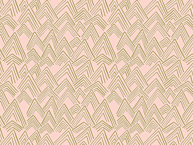 Acheter Tissu coton Montagnes - rose et doré - 2,19 € en ligne sur La Petite Epicerie - Loisirs créatifs