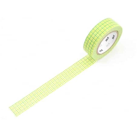 Acheter Masking tape motif - Quadrillé jaune et vert - 3,30 € en ligne sur La Petite Epicerie - Loisirs créatifs