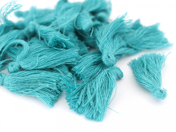 Acheter Pompon en coton - bleu turquoise - 0,49 € en ligne sur La Petite Epicerie - Loisirs créatifs