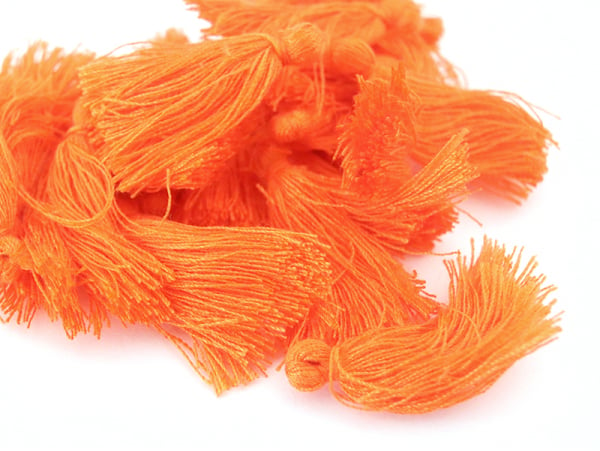 Acheter Pompon en coton - orange - 0,49 € en ligne sur La Petite Epicerie - Loisirs créatifs