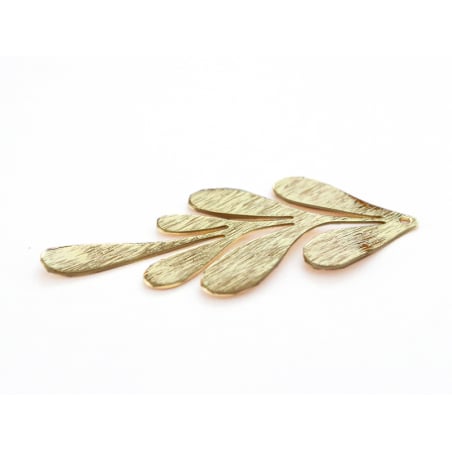 Acheter Pendentif végétal - doré à l'or fin - 2,79 € en ligne sur La Petite Epicerie - Loisirs créatifs