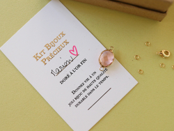 Acheter Bracelet Marion rose - Kit bijoux précieux dorés à l'or fin - 13,90 € en ligne sur La Petite Epicerie - Loisirs créatifs