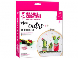 Acheter Kit Mon cadre à broder- Cactus - 14,99 € en ligne sur La Petite Epicerie - Loisirs créatifs