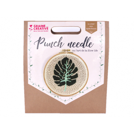 Acheter Kit punch needle - Feuille de monstera - 19,99 € en ligne sur La Petite Epicerie - Loisirs créatifs