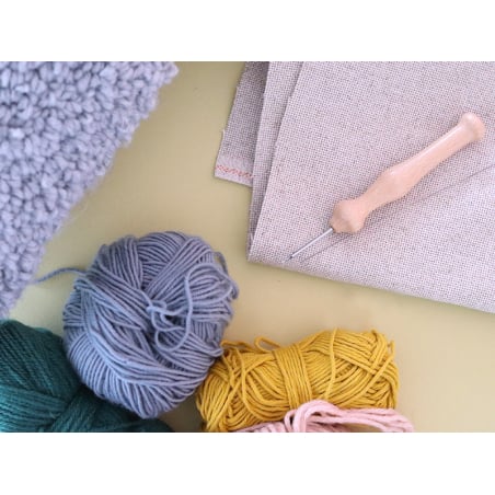 Acheter Punch needle / aiguille magique pour laine - manche en bois - 2,2 mm - 8,79 € en ligne sur La Petite Epicerie - Loisi...