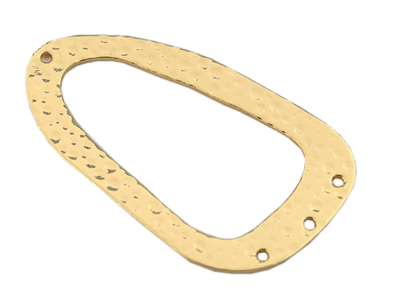 Acheter Pendentif ovale martelé à 3 trous - doré à l'or fin - 2,49 € en ligne sur La Petite Epicerie - Loisirs créatifs