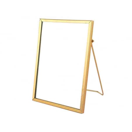 Acheter Cadre photo métal doré façon herbier à poser - rectangle - 7,99 € en ligne sur La Petite Epicerie - Loisirs créatifs