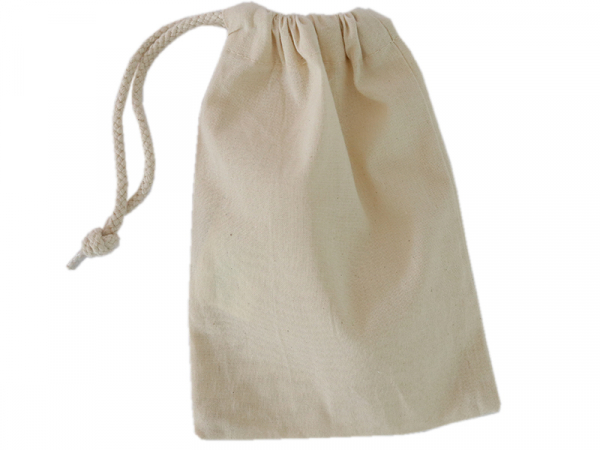 Acheter Pochon en coton beige - 14 x 20,5 cm - 3,19 € en ligne sur La Petite Epicerie - Loisirs créatifs