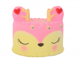 Acheter Squishy gâteau biche - rose - 10,99 € en ligne sur La Petite Epicerie - 100% Loisirs créatifs