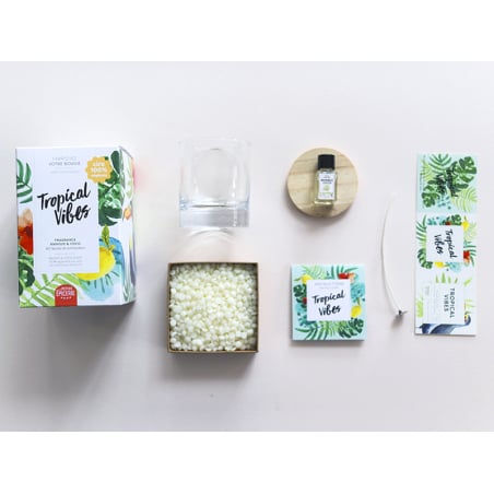 Acheter Kit bougie DIY - Tropical Vibes - 22,99 € en ligne sur La Petite Epicerie - Loisirs créatifs