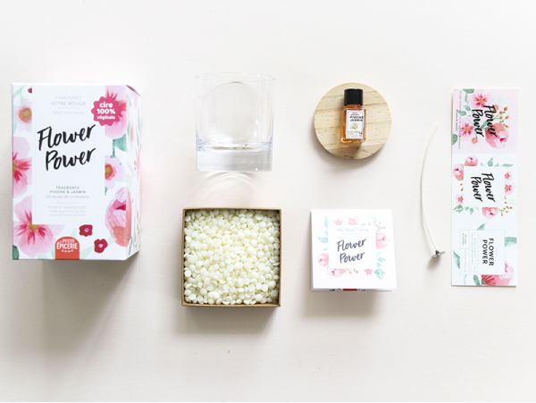 Acheter Kit bougie DIY - Flower Power - 19,99 € en ligne sur La Petite Epicerie - Loisirs créatifs