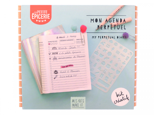 Acheter Kit MKMI - Mon agenda perpétuel - 16,99 € en ligne sur La Petite Epicerie - Loisirs créatifs