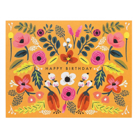 Acheter Carte d'anniversaire - Folk - 4,60 € en ligne sur La Petite Epicerie - Loisirs créatifs