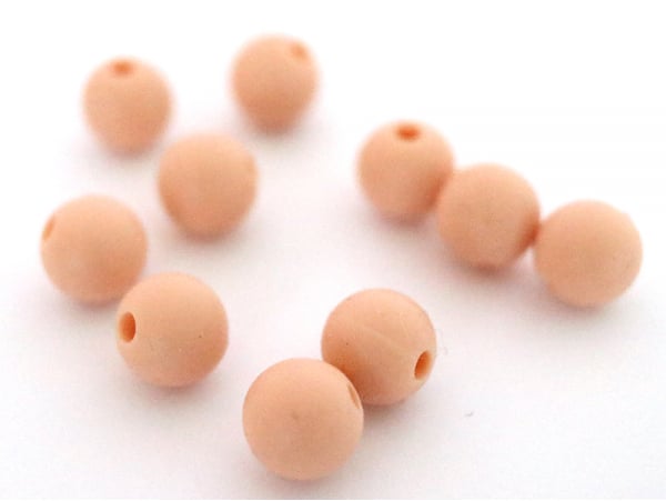 Acheter Perle ronde 8 mm en silicone - beige rosé - 0,49 € en ligne sur La Petite Epicerie - Loisirs créatifs