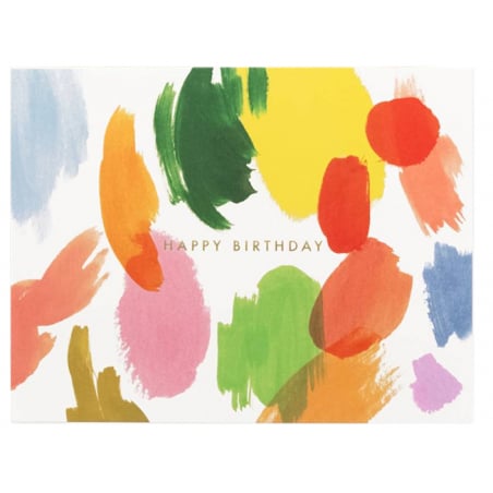 Acheter Carte d'anniversaire - Palette artistique - 4,60 € en ligne sur La Petite Epicerie - Loisirs créatifs