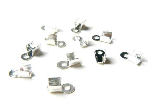 10 medium-sized crimp end caps - 2 mm 10 medium-sized crimp end caps - 2 mm