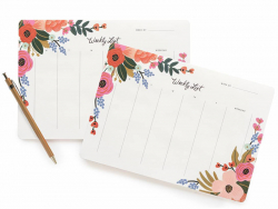 Acheter Bloc semainier Rifle Paper - Lively Floral - 17,18 € en ligne sur La Petite Epicerie - Loisirs créatifs