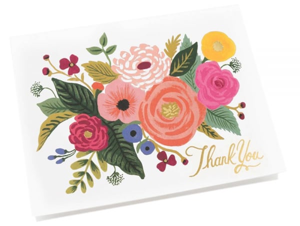 Acheter Carte de remerciements - Bouquet de fleurs - 4,99 € en ligne sur La Petite Epicerie - Loisirs créatifs
