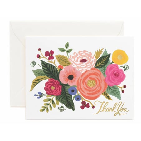 Acheter Carte de remerciements - Bouquet de fleurs - 4,99 € en ligne sur La Petite Epicerie - Loisirs créatifs