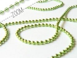 Acheter Chaine bille verte 1,5 mm x 20 cm - 0,40 € en ligne sur La Petite Epicerie - Loisirs créatifs