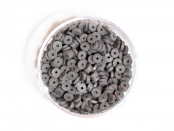 Acheter Boite de perles rondelles heishi 3 mm - gris - 1,99 € en ligne sur La Petite Epicerie - Loisirs créatifs