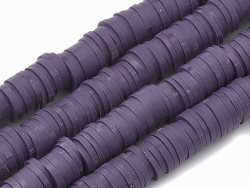 Acheter Boite de perles rondelles heishi 6 mm - prune - 2,59 € en ligne sur La Petite Epicerie - Loisirs créatifs