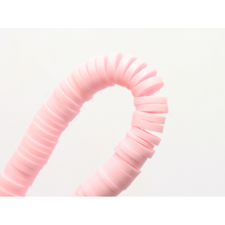 Acheter Boite de perles rondelles heishi 6 mm - rose pâle - 2,59 € en ligne sur La Petite Epicerie - Loisirs créatifs