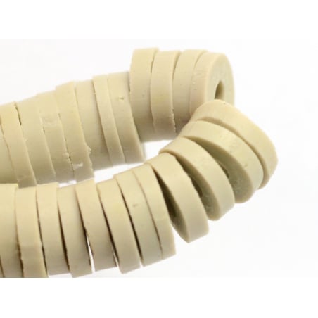 Acheter Boite de perles rondelles heishi 6 mm - taupe - 1,99 € en ligne sur La Petite Epicerie - Loisirs créatifs
