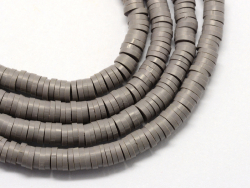 Acheter Boite de perles rondelles heishi 6 mm - gris acier - 2,59 € en ligne sur La Petite Epicerie - Loisirs créatifs