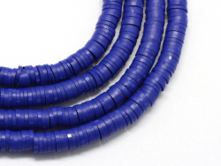 Acheter Boite de perles rondelles heishi 6 mm - bleu roi - 2,59 € en ligne sur La Petite Epicerie - Loisirs créatifs