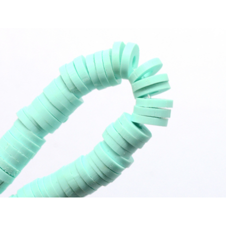 Acheter Boite de perles rondelles heishi 6 mm - bleu / vert d'eau - 1,99 € en ligne sur La Petite Epicerie - Loisirs créatifs