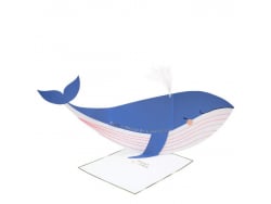 Acheter Carte d'anniversaire à déplier - Baleine - 5,00 € en ligne sur La Petite Epicerie - Loisirs créatifs