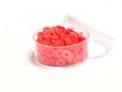 Acheter Boite de perles rondelles heishi 6 mm - rouge - 1,99 € en ligne sur La Petite Epicerie - Loisirs créatifs