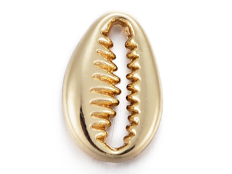 Acheter Pendentif coquillage petit cauri - doré à l'or fin 12 mm - 0,69 € en ligne sur La Petite Epicerie - Loisirs créatifs