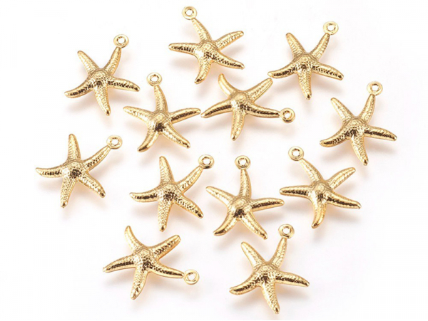 Acheter Breloque étoile de mer - doré - 15 mm - 0,79 € en ligne sur La Petite Epicerie - Loisirs créatifs