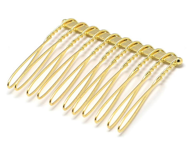 Acheter Barrette peigne doré à décorer - 42 mm - 0,79 € en ligne sur La Petite Epicerie - Loisirs créatifs