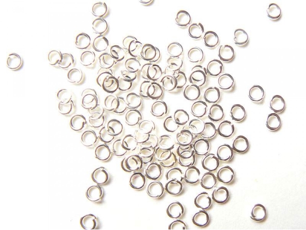 Acheter 100 anneaux 3,5 mm - argenté clair - 2,99 € en ligne sur La Petite Epicerie - Loisirs créatifs