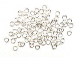 Acheter 100 anneaux 3 mm argentés clair - 2,99 € en ligne sur La Petite Epicerie - Loisirs créatifs