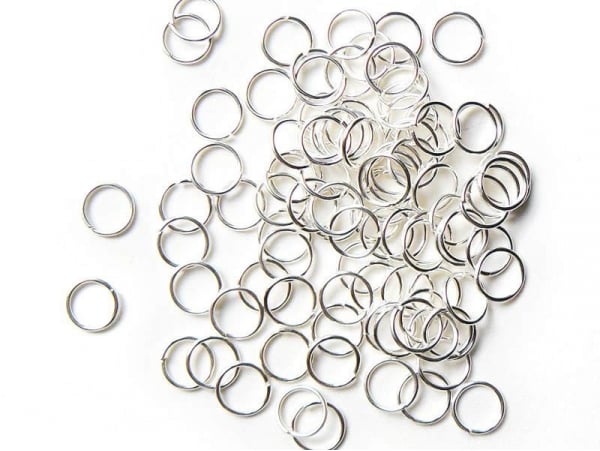 Acheter 100 anneaux 7 mm argentés clair - 3,30 € en ligne sur La Petite Epicerie - Loisirs créatifs