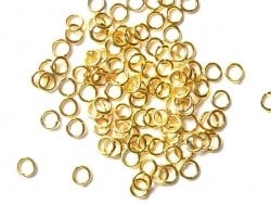 Acheter 100 anneaux 4 mm dorés - 2,99 € en ligne sur La Petite Epicerie - Loisirs créatifs