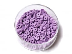 Acheter Boite de perles rondelles heishi 3 mm - violet - 2,59 € en ligne sur La Petite Epicerie - Loisirs créatifs