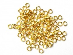 Acheter 100 anneaux 3 mm dorés - 2,99 € en ligne sur La Petite Epicerie - Loisirs créatifs