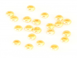 Acheter 20 perles rondelles arrondies en laiton doré - 5 mm - 1,59 € en ligne sur La Petite Epicerie - Loisirs créatifs