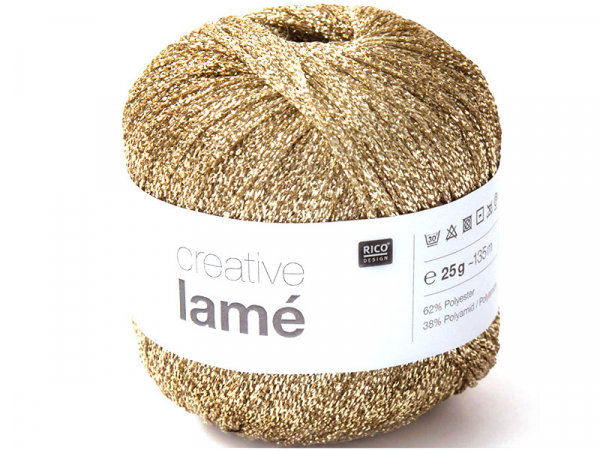 Acheter Fil à tricoter Creative lamé doré de Rico Design - 3,59 € en ligne sur La Petite Epicerie - Loisirs créatifs