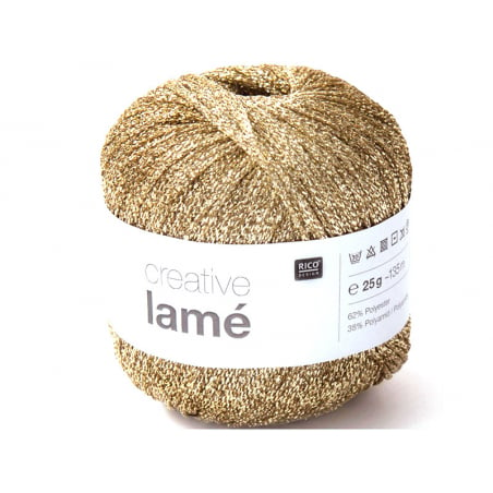 Acheter Fil à tricoter Creative lamé doré de Rico Design - 3,59 € en ligne sur La Petite Epicerie - Loisirs créatifs