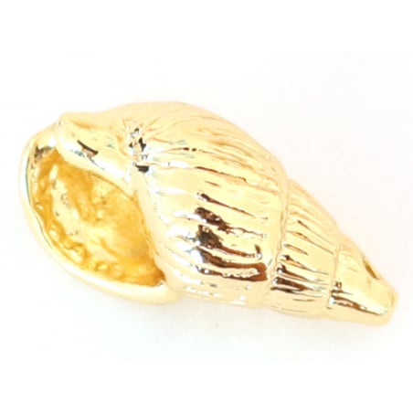 Acheter Pendentif coquillage spirale 18 mm - doré à l'or fin 18K - 2,39 € en ligne sur La Petite Epicerie - Loisirs créatifs