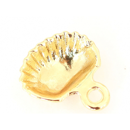Acheter Pendentif coquillage 18 mm - laiton doré - 0,79 € en ligne sur La Petite Epicerie - Loisirs créatifs